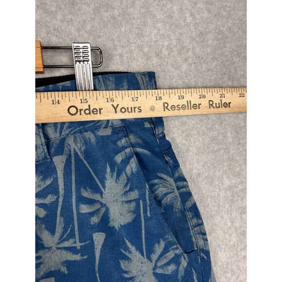 Trunks Mens Performance Multi-Functional Shorts Casual Swim Size 34 Blue Palms - Picture 8 of 11